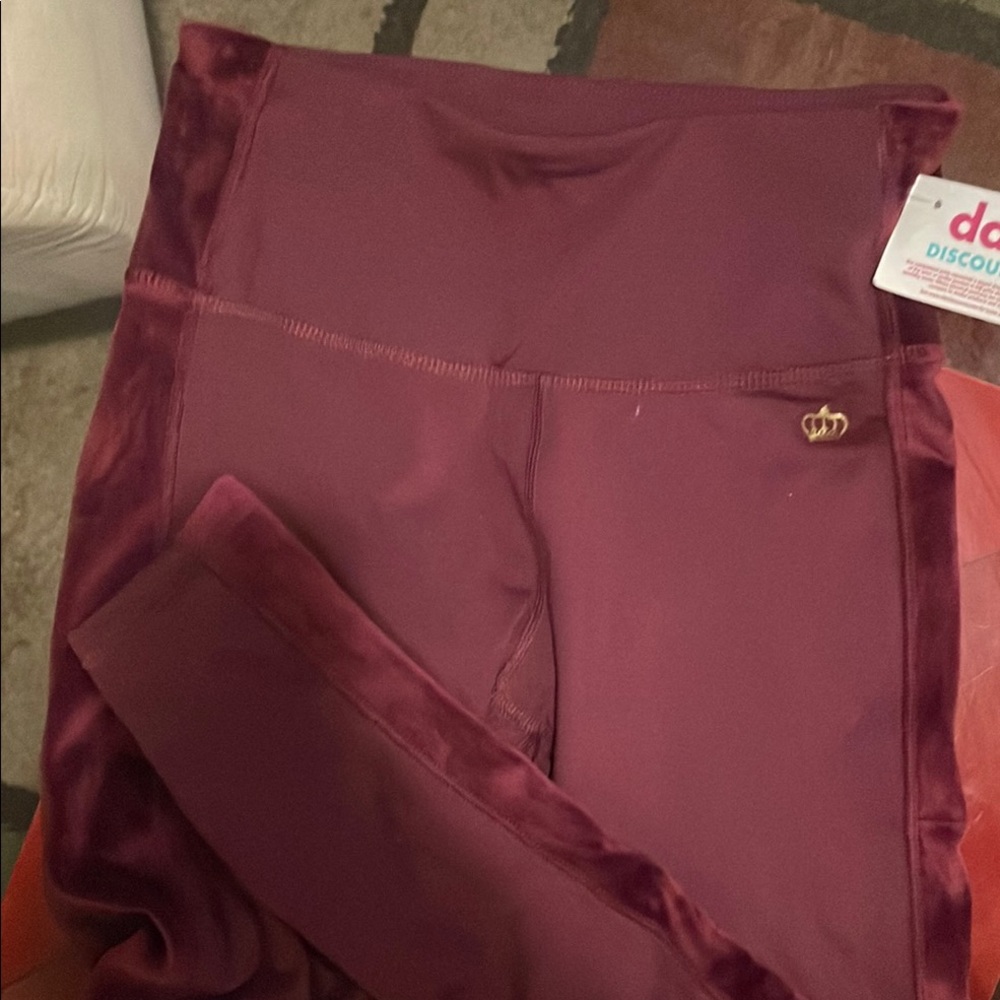 Kids Maroon Leggings